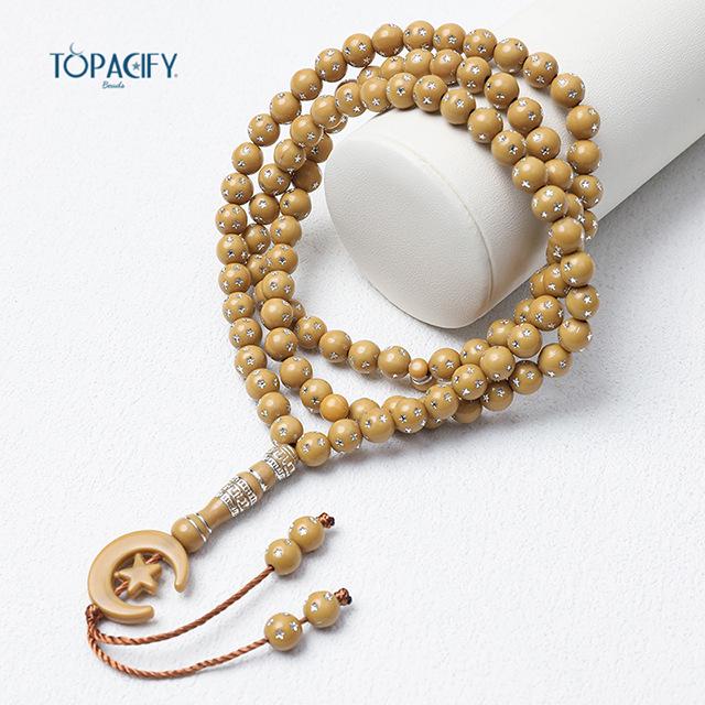 Tasbih Artigianale a 99 Perle: Rosari Musulmani, Gioielli Musulmani del Medio Oriente