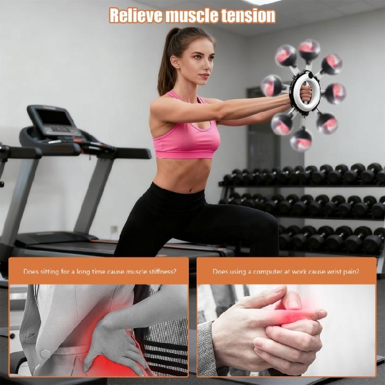 Recyclable Workout Hand Spinner Compacts Light weight Fitness Tool Smarted Lighting for Nighttimes Activity