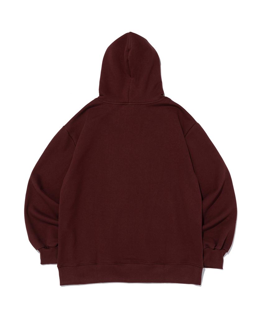 Rods Big Logo Check Hoodie (Wine)