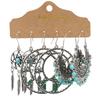 Antique Sliver-Plated Hollow Alloy Geometric Dangle Indian Earrings For Women Gypsy Zircon Boho Ethnic Leaf Bell Tassel Earring
