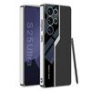 Thin TPU Soft Supercar Footage Case For Samsung Galaxy S23 S24 S25 Ultra 5G Plating Leather S25Ultra S24Ultra Protection Cover