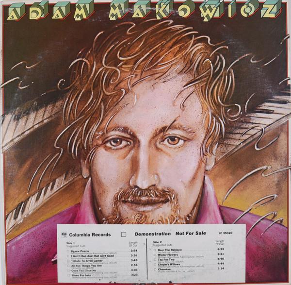

LP Record ADAM MAKOWICZ Adam JC35320PROMO Columbia 1978 US Jazz Used