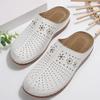 Fashion Lightweight Wedge Heel Mules Slippers Women Summer Hollow Out Slides Shoes Woman Plus Size Thick Sole Outdoor Sandals Female