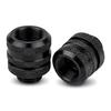 2PCS Quick Tightening G1/4 Compression Fitting OD 14MM Silver/Black Extender Connector Hard Tube Fitting Computer Water Cooling