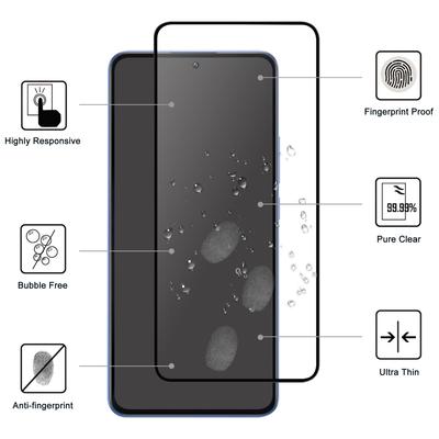 For Xiaomi 14T/14T Pro AGC Glass Screen Protector Full Glue Black Edge Screen Film