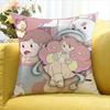 Bee And Puppycat Cartoon Style Badge Various Sizes Square Pillow Case For Car Home Bedchamber Decor