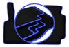 CARLUX-BLUE Car Mats For: Smart ForTwo I Hatchback (1998-2007)