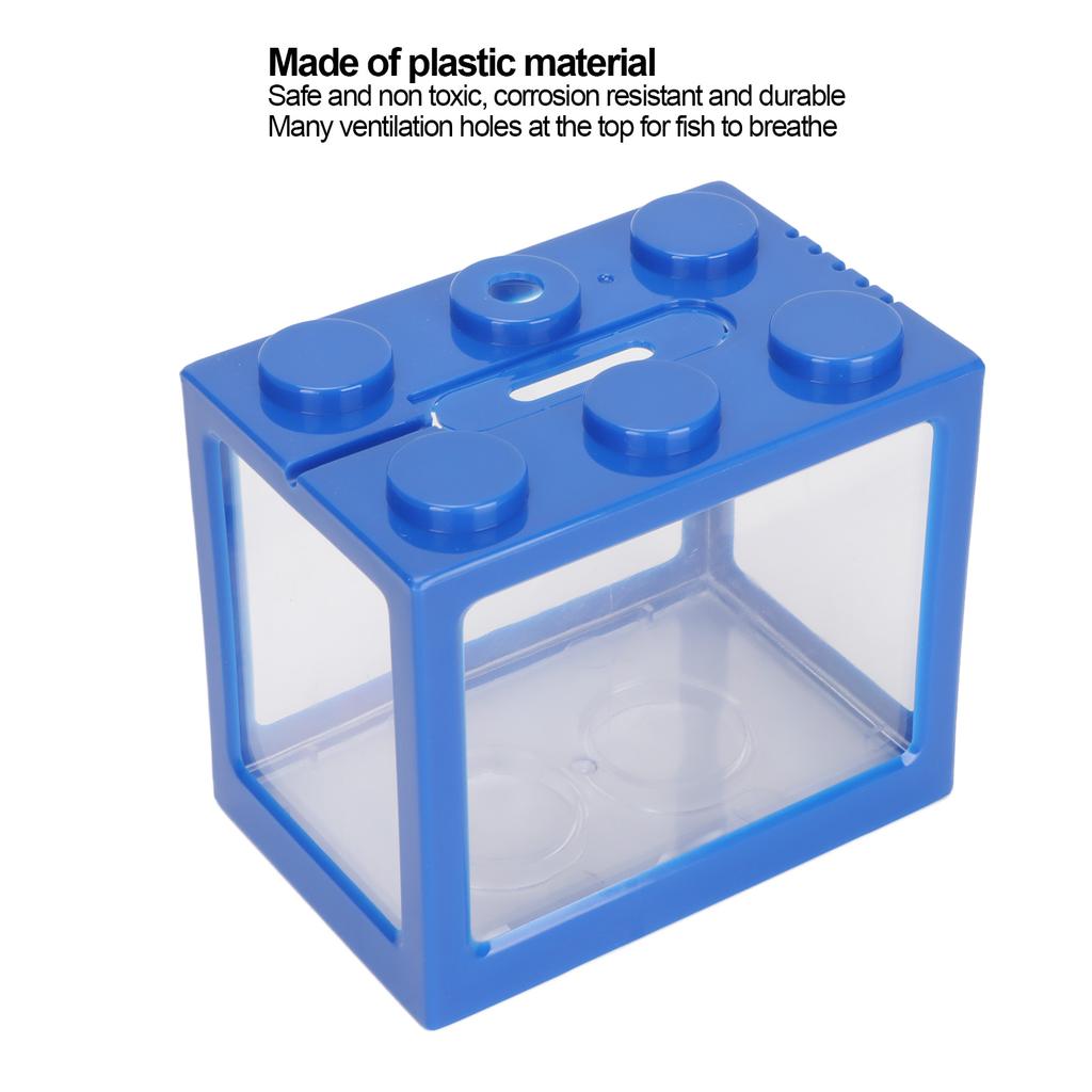 Fish , Building Block Fish  Cascadable Betta Fish  with LED Light for   Desk Decoration
