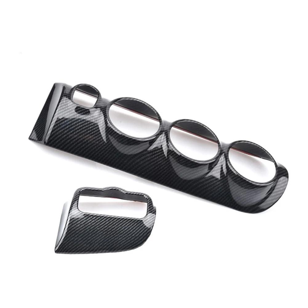 

2 шт. автомобильная центральная консоль передняя крышка воздуховода отделка рамка наклейки карбоновый узор для Mercedes Benz A200L A180l 2019-2024