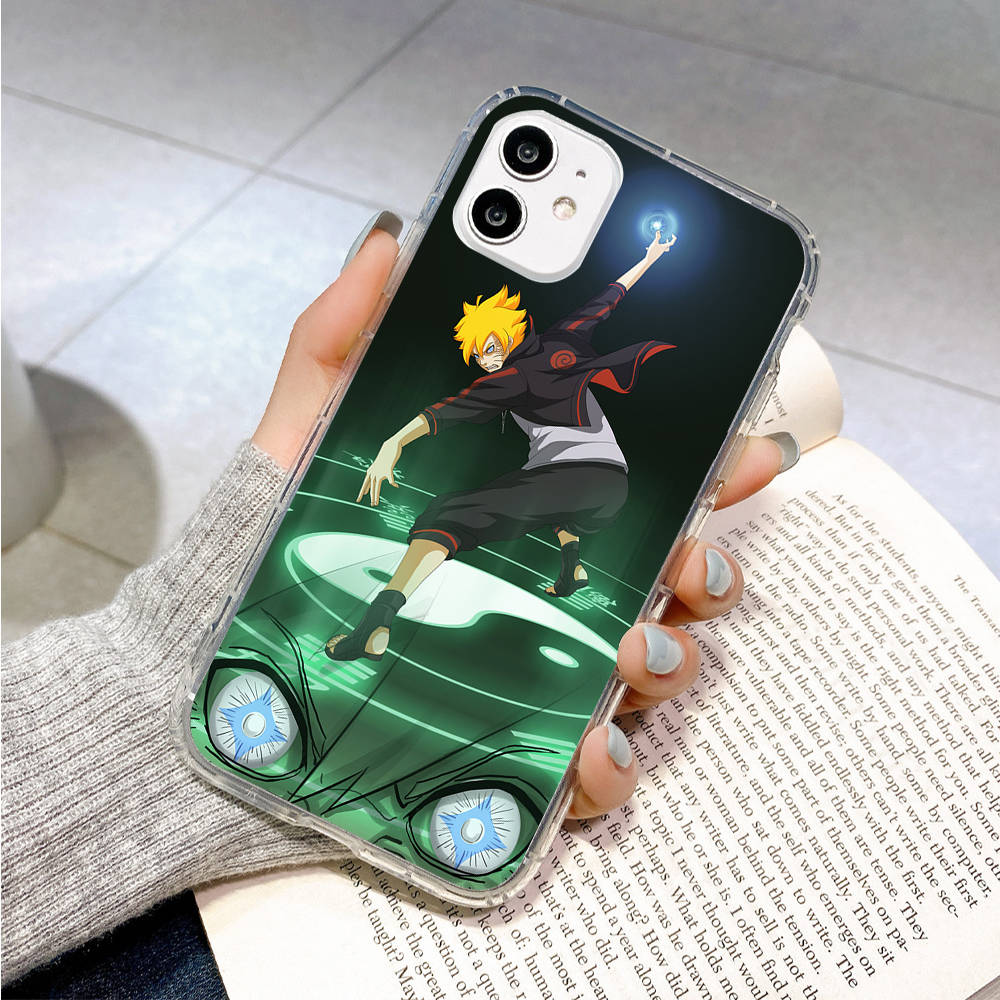 Case for Samsung A04 A14 A23 A34 A54 M23 M33 M52 M53 Realme 10 9 C30S C35 C55 VIVO Y02S Y21 Y51 X80 Pro Transparent Cover WI80 Boruto Anime