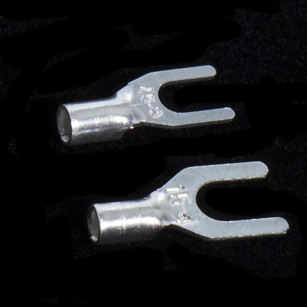 360/450pcs Cold press bare terminals Fork-Type plug Cable Wire Electrical Connector Copper nose Y U type combination set Kit