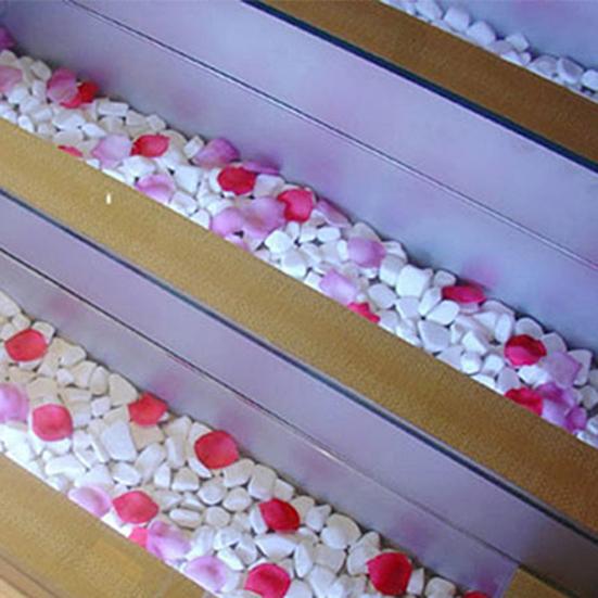 100Pcs Fake Flowers Romantic Colorful Fabric Artificial Rose Flower Petals for Wedding