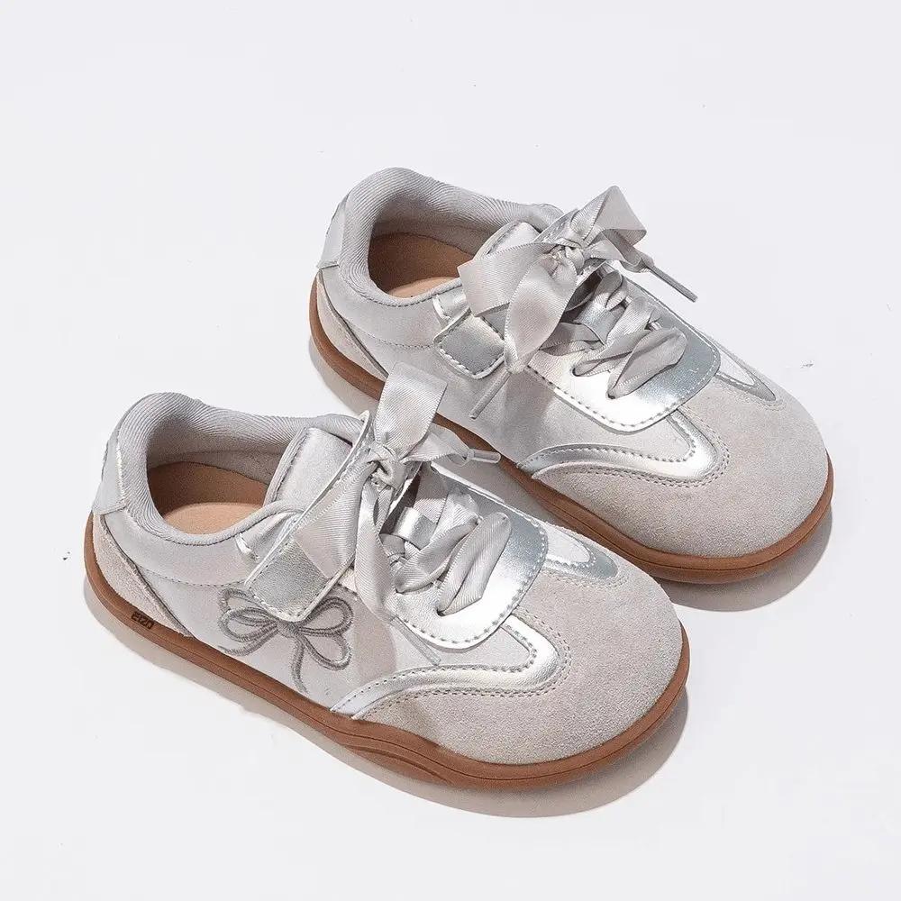 

Children s Board Shoes Models Gold Casual Boys Girls Training Shoes Soft Kid Baby Sneakers Children Casual Shoes 23 серебряный