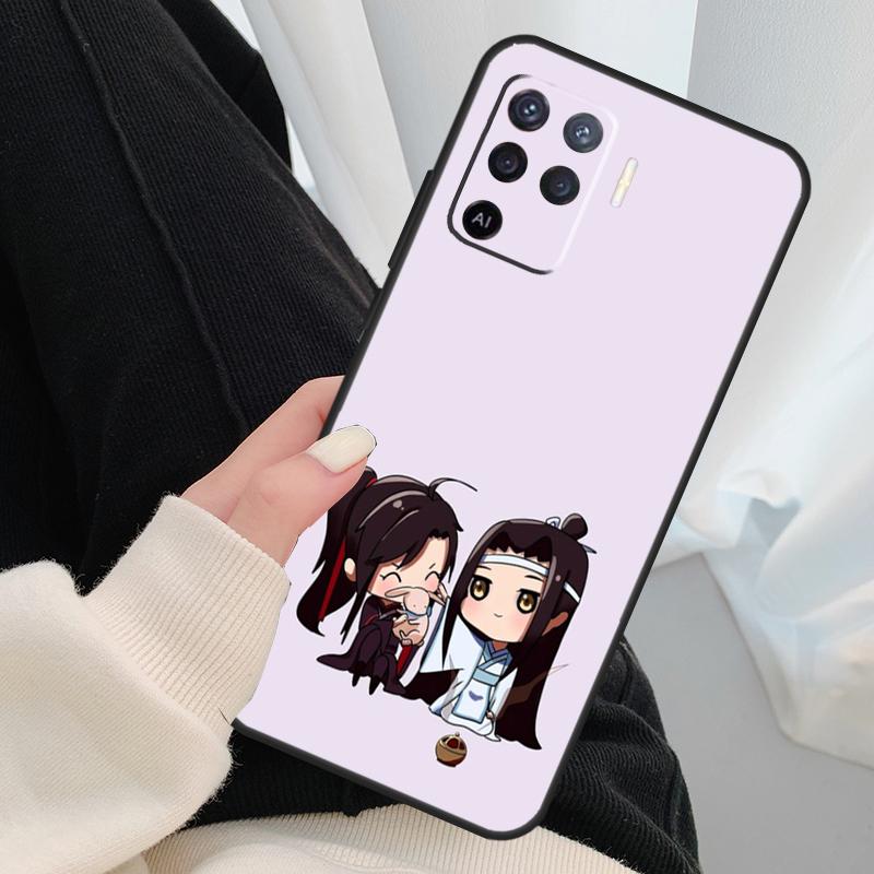 The Untamed Lan Zhan Wei Ying Case For Oppo A17 A57 A77 A40 A78 A54 A74 A94 A76 A16 A96 A18 A60 A80 A38 A58 A98 A15 A5 Pro