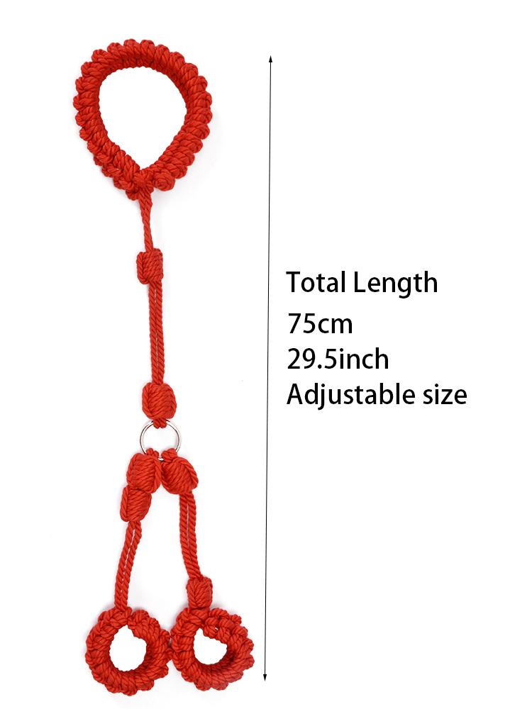 Cotton Rope Cuffs Handcuffs Leg Ankle Cuff Restraints Bondage Bracelet BDSM Fetish Adult Sex Toys For Couples Exotic Accessories
