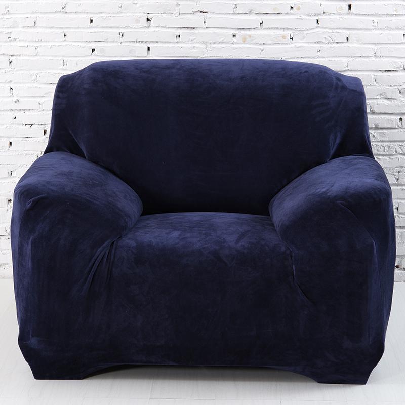 Thick Plush Fabirc Sofa Cover Set 1/2/3/4 Seater Elastic Couch Cover Sofa Covers For Living Room Slipcover Chair Sofa Towel 1Pc