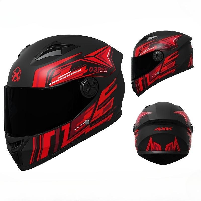 Motorcycle Helmet Men's Winter Warm Locomotive Electric Car Women's Four Seasons Universal Safety Helmet