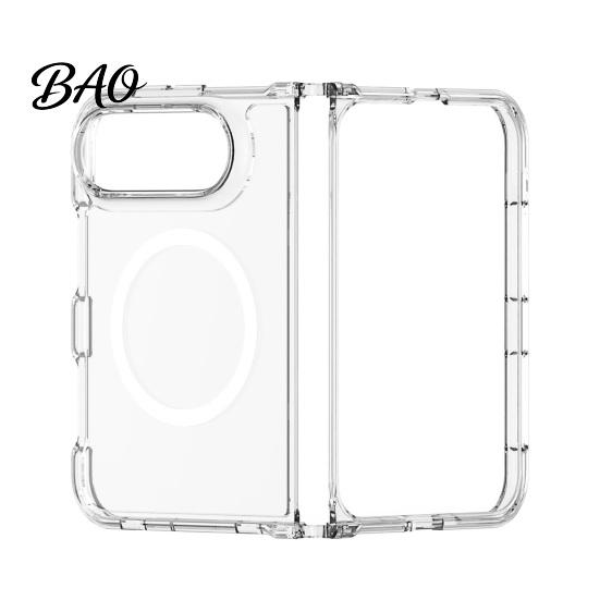 Fingerprint Resistant Phone Cover Magnetic Clear Case for IPhoneDuo 2026, TPU Anti-Yellowing Transparent Flexible Shell with Precise Cutouts,