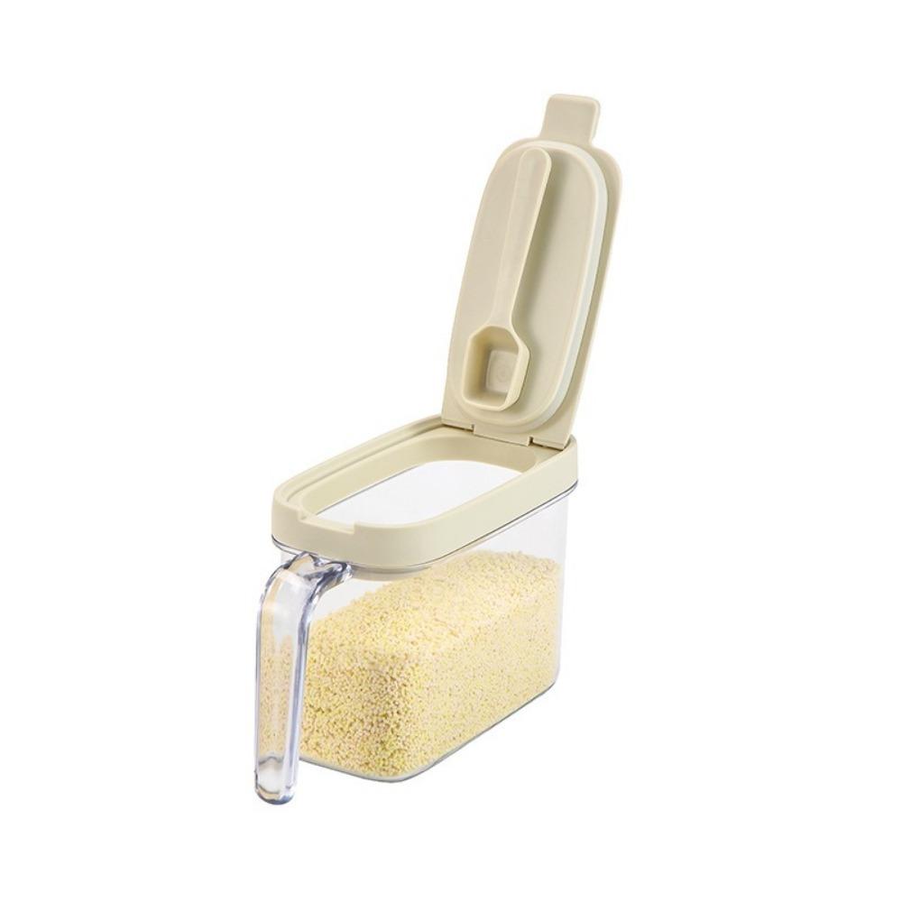 Plastic Spice Jars Sealed Salt Seasoning Box Durable Spice Storage Container Kitchen Supplies