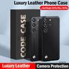 Hülle für Nubia Red Magic 10 Pro Plus Hülle Luxus Fasertextur PU-Leder Schutz Rückseite Abdeckung Capa für RedMagic 10 Pro+ Hüllen