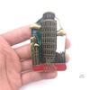 3D Metal Fridge Magnet: USA, England, Italy, Madrid, Dubai, Belgium, India, Israel - High-End Commemorative Collection