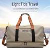 Cross-border Wet-Dry Sports Bag: Expandable Travel Bag with Shoe Compartment, Large Capacity, Custom Logo
