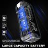10000mAh 2000A Peak Car Jump Starter Air Compressor 4 In 1 Emergency Flashlight Portable Power Bank for Gas & Diesel Vehicles