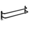 Punch-Free European Space Aluminum Towel Rack - Single, Double, or Three-Tier Bar for Bathroom