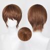Death Note Cosplay Perücke Night Moon God Braun Junge Kurzes Haar 2D Anime Euramerikanische Mode Frisur Hochtemperatur Seide Vollperücke