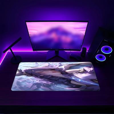 Tapis de souris anime avec une base en caoutchouc antidérapante, adapté aux bureaux à domicile et un cadeau idéal pour les joueurs