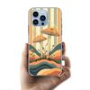 Boho Hippy Mushroom Sunrise Cases Phone Case For Iphone 17E 16E 17 Air 16 Pro Max 15 Pro 14 Plus 11 13 12 Mini Cover Cases Compa