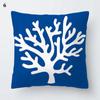 Blue Marine Animal Pillowcase Office Living Room Home Pillowcase Car Ornaments