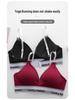 Women's Pure Cotton Sports Wrap Top - Sexy, Wire-Free Bra with Beautiful Back - Comfortable & Breathable