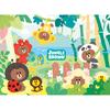 100-teiliges Puzzle – Line Friends Browns Dschungel-Erkundung (großes Stück), beliebtes koreanisches Puzzle