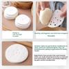 100/400 Stück Einweg-Dampfpapier Backpapier Silikonölpapier Antihaft-Dampfbeständiges Papier Dampfgitter für Brötchen
