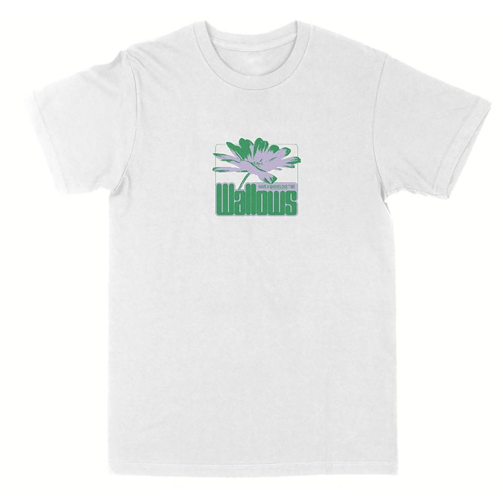 Men's Wallows Marvelous Flower T-shirt White