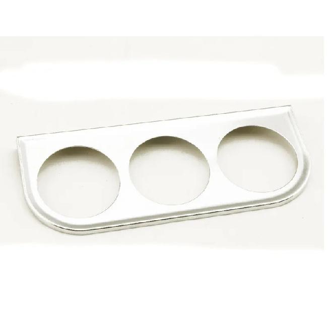 DRAGON GAUGE Universal Chrome 2inch 52mm Car Auto Triple Gauge Holder Bracket Pod