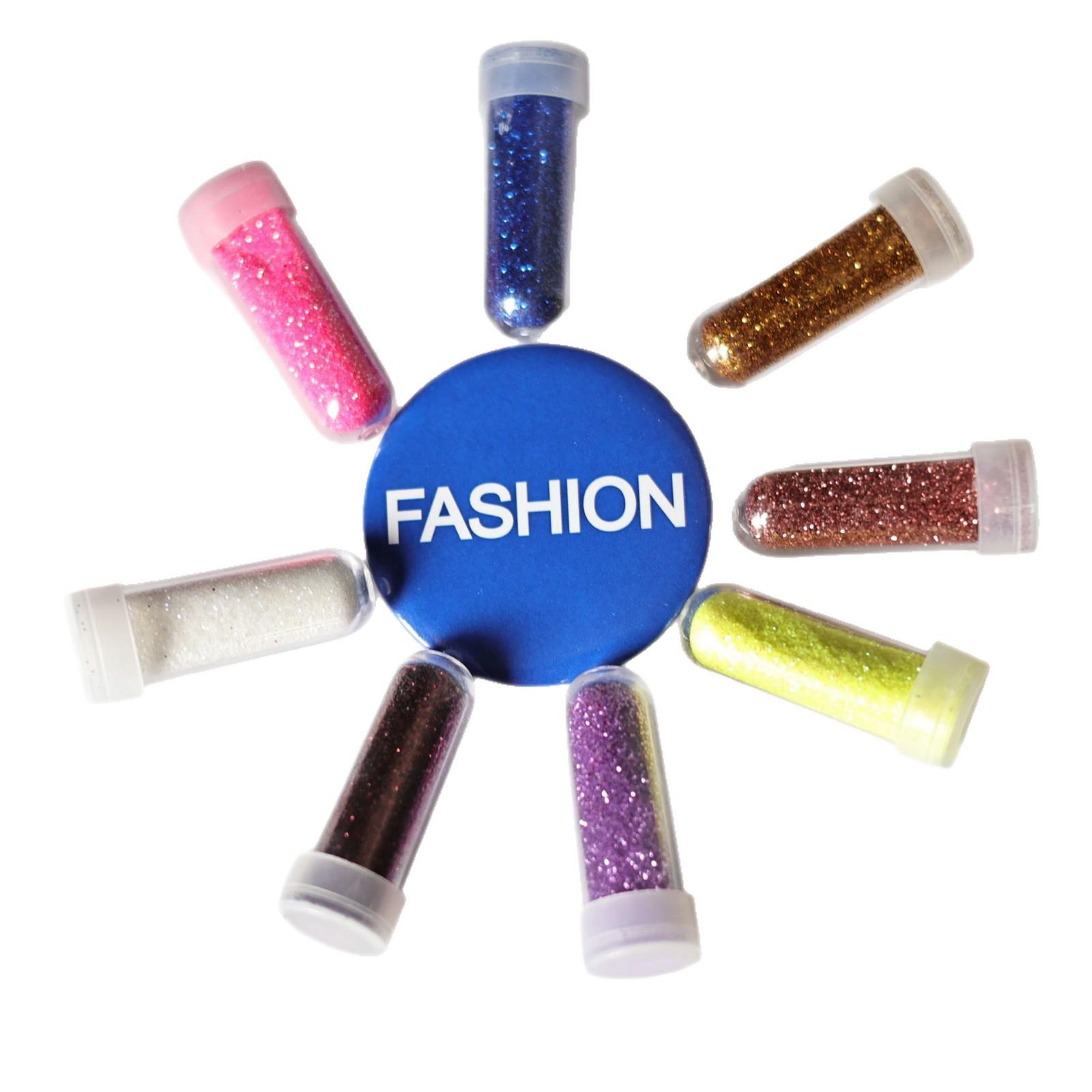 24-Color Iridescent Glitter Set with Gold Flakes for DIY Crafting, Painting, and Phone Cases - 4g 4g/set