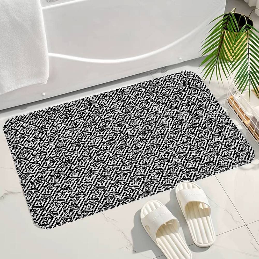B-Billionaire Boys Club Fashion Bathroom Mat Anti-slip Absorb Water Long Strip Cushion Bedroon Mat Welcome Doormat