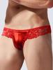Maeau Lace Sexy Casual 3D Inner 2 Free Size Men's T-Back Panties, Breathable, Quick-Drying, Underwear, Low-Rise Pants, Style, Stitching, Men's Pants,