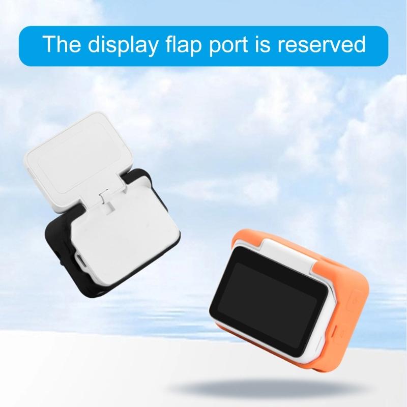 Silicone Cover For  360 GO3 Camera Case with Lens Protector Battery Compartment Protective Cover For Sports Camera