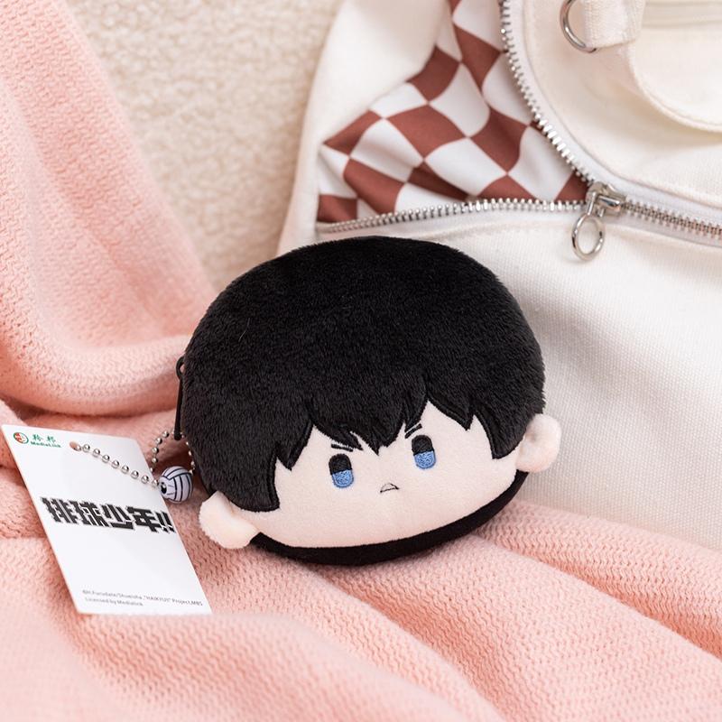 1 Stück 10 cm Kawaii Haikyuu Plüsch Anhänger Spielzeug Hinata Shoyo Tobio Kageyama Tadashi Yamaguchi Puppen Münzbörse Schlüsselanhänger Anhänger Geschenk