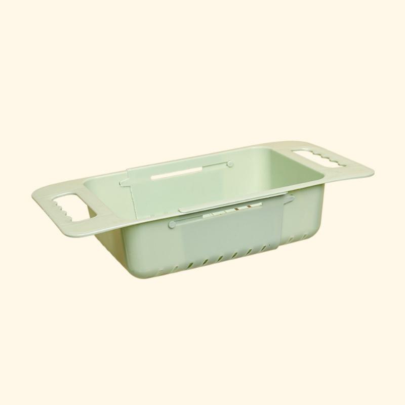 Drain Rack Telescopic Organizer Solid Simple Style Kitchen Organizer Gadgets Sink Rack Retractable Adjustable Kitchen For Use