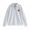 Womens Loose Fit Cotton Blend Half-Zip Hoodie Pullover Long Sleeve Top Winter Casual Wear