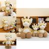Cute Deer Plush Toy For Kids Bedroom Pillow With Soft Pp Cotton Filling For Birthday Gift
