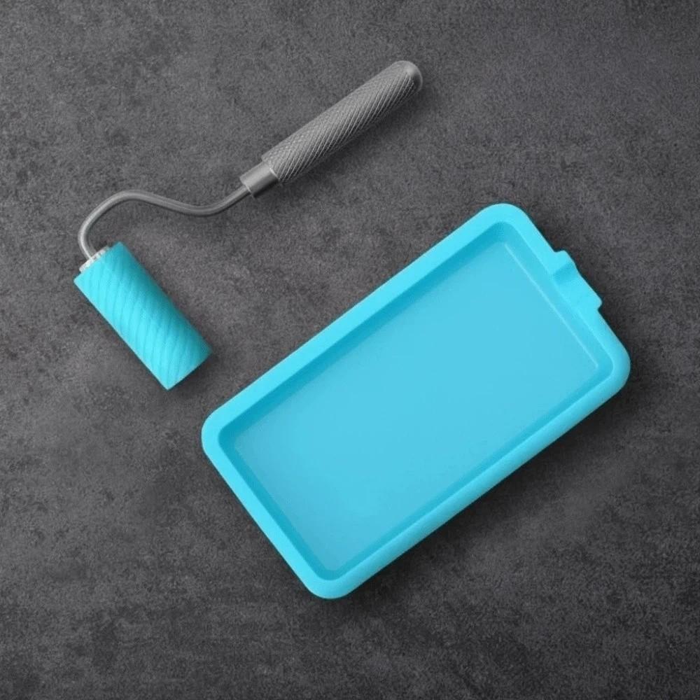 Soft Silicone Painting Decorating Kit Mini Size Silicone Glue Roller Glue Up Projects