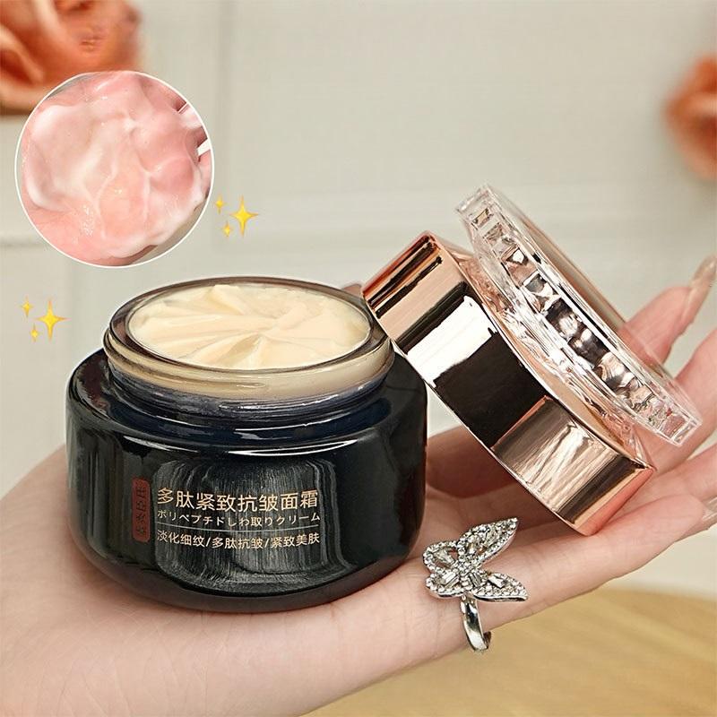 Polypeptide Anti-Wrinkle Firming Face Cream Deep Hydration Brighten Dull Skin Minimize Fine Lines Moisturizing Day Night Cream