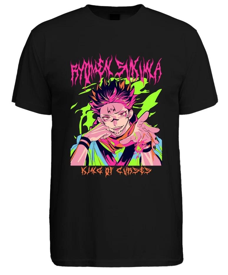 Jujutsu Kaisen Ryomen Sukuna King of Curses Anime Aesthetic Fan Men s T-Shirt 4XL