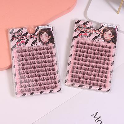 Soft Grafting Fake Lashes 5/10 Rows Black Stems False Lashes V-Shape Diy Eyelash Extension Women