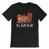 It's Fall Y'all Pumpkin Coffee Boots Autumn Themed T-shirt For Men Women